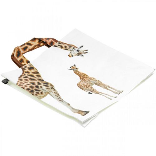Floristik24 Sac cabas, sac cabas B39.5cm sac girafe