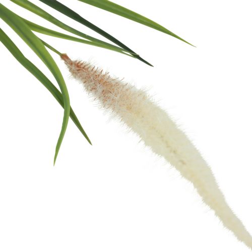 Floristik24 Herbe à cheveux argentés plante verte herbe douce artificielle 104cm