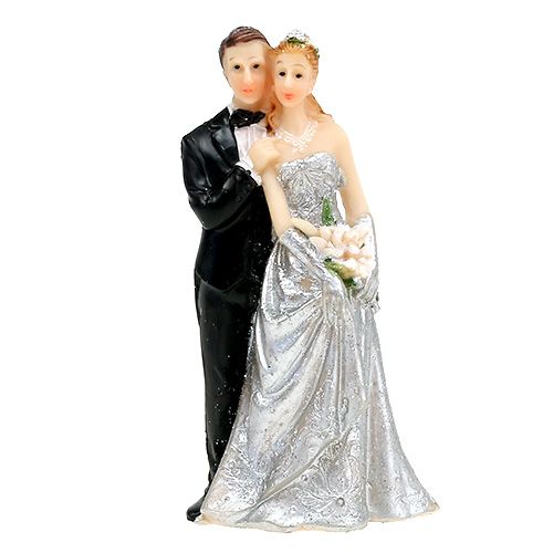 Article Figurine noces d'argent 10 cm