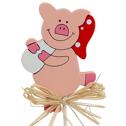 Floristik24 Prise de cochon chanceux Saint-Sylvestre 7cm 12pcs