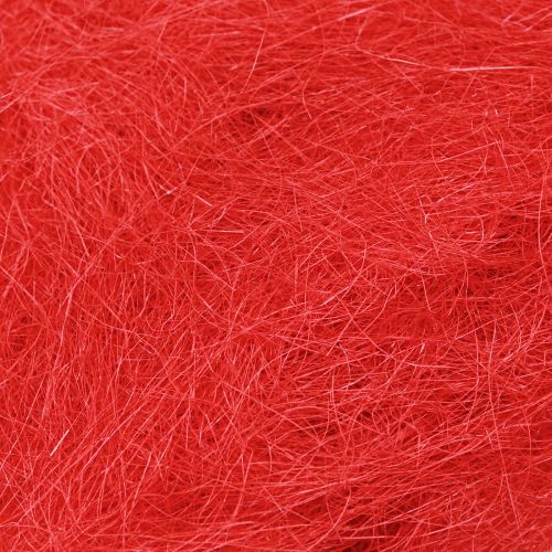 Article Sisal rouge, décoration de Noël, laine de sisal 300g