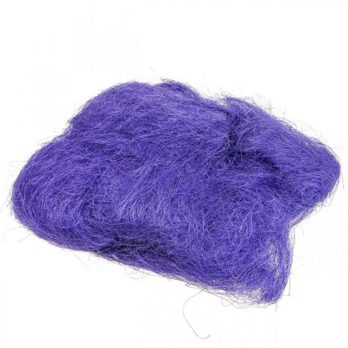 Floristik24 Herbe de sisal pour l&#39;artisanat, matériel artisanal, matériau naturel, violet clair, 300g