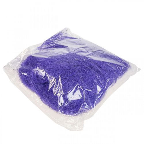 Article Herbe de sisal pour l&#39;artisanat, matériel artisanal, matériau naturel, violet clair, 300g
