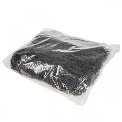 Article Herbe de sisal pour l&#39;artisanat, matériel artisanal, matériau naturel gris 300g