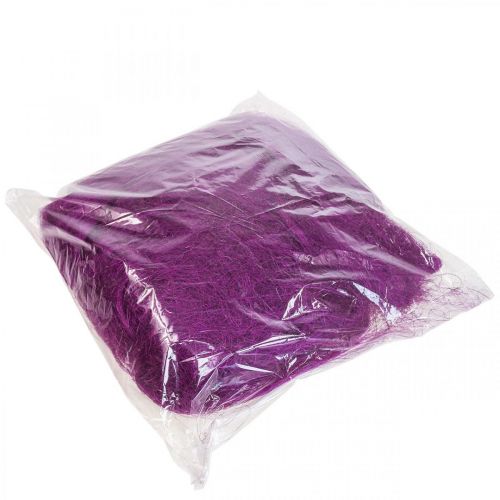 Article Herbe de sisal pour l&#39;artisanat, matériau naturel violet 300g