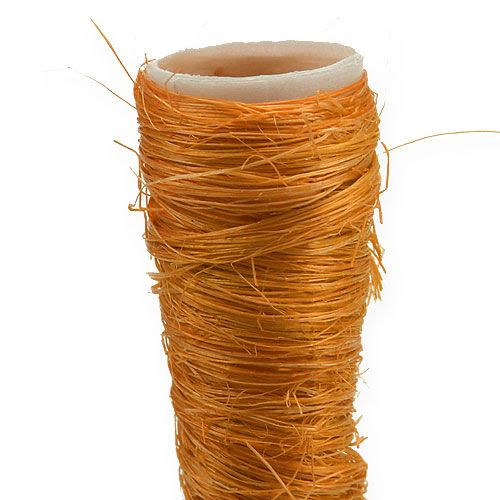 Floristik24 Vase pointu en sisal orange Ø1,5cm L15cm 20 pcs