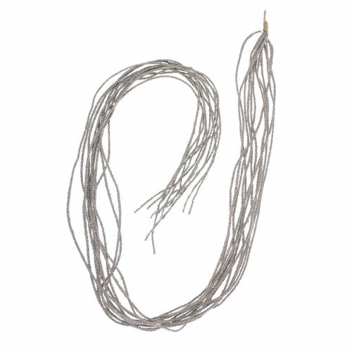 Floristik24 Guirlande succulente suspendue verte, bronze métallique 140cm