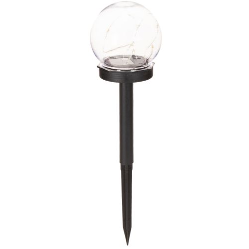 Lampe de jardin, globe lumineux avec piquet de terre pour éclairage extérieur, 36 cm, lot de 4