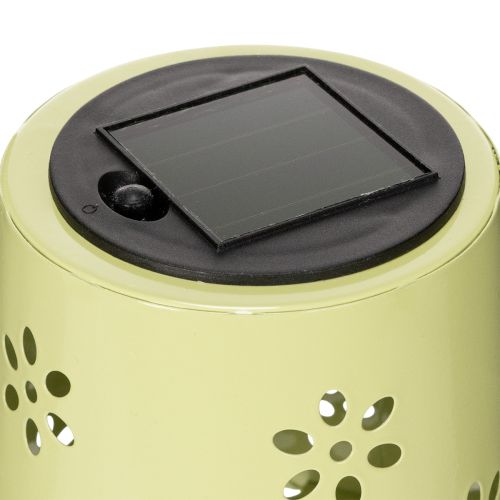 Article Lampe de table solaire LED à motif floral, éclairage d'ambiance extérieur, 28 cm