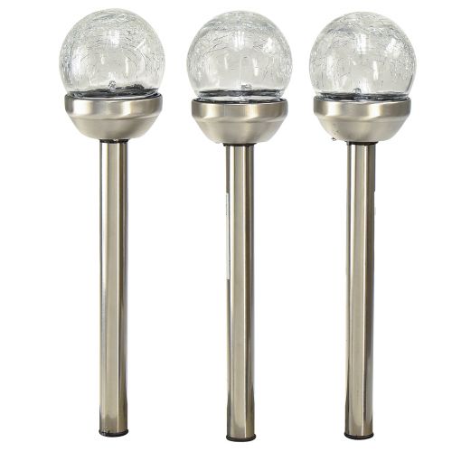 Piquet de jardin solaire lampes solaires balcon Ø6cm H36cm 6 pcs