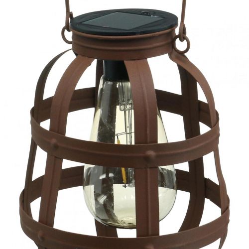 Floristik24 Lampe solaire, lumière de jardin, lanterne décorative blanc chaud Ø14.5cm H19cm
