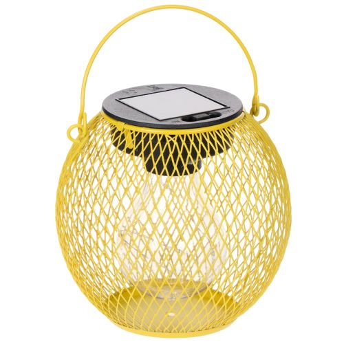 Lanterne solaire pour jardin et terrasse au design moderne en métal, 12 cm