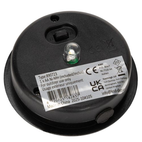 Article Lanterne solaire d'extérieur pour jardin, éclairage délicat pour les soirées d'été, 22 cm, lot de 3