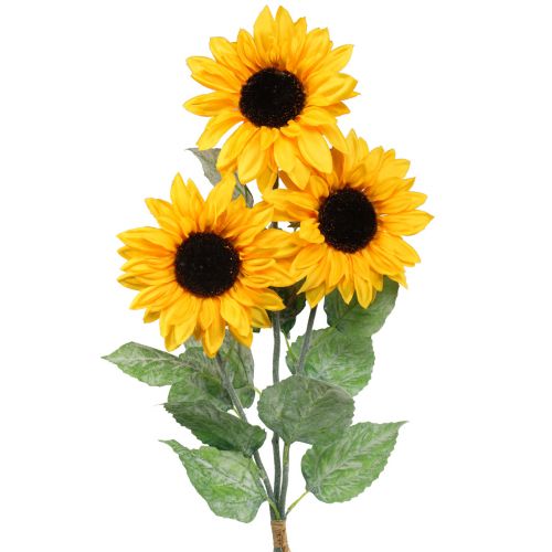 Floristik24 Plantes artificielles, tournesol artificiel fleurs artificielles jaune 74cm 3pcs