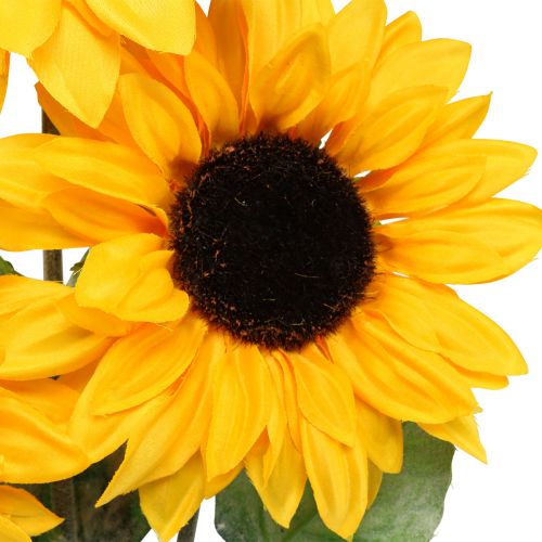Floristik24 Plantes artificielles, tournesol artificiel fleurs artificielles jaune 74cm 3pcs
