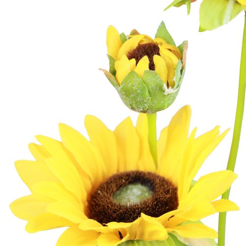 Floristik24 Plantes artificielles tournesols artificiels fleurs artificielles décoration jaune 64cm