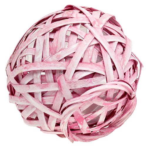 Floristik24 Panier à frites rond Ø15cm H14cm Rose