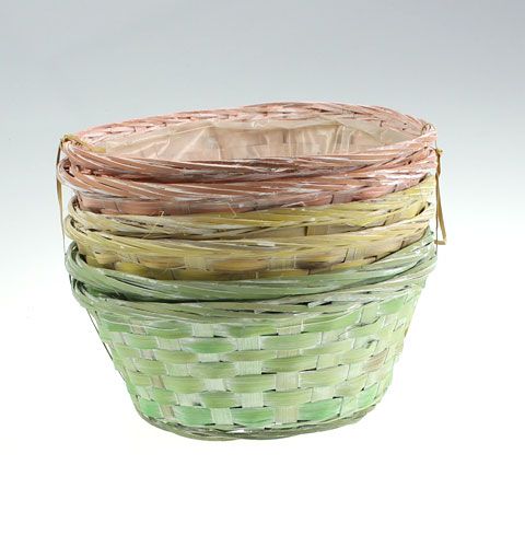 Floristik24 Panneau de particules rond multicolore 6 pièces Ø 25cm