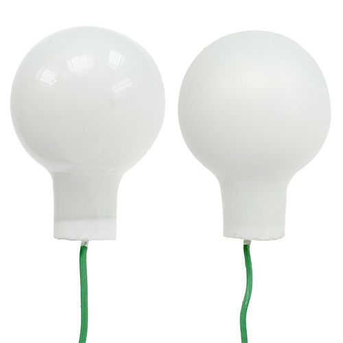 Article Baies miroir Ø2cm blanc mat, brillant 140 pièces