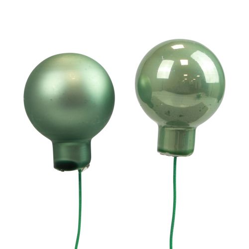 Floristik24 Baies miroir mix vert pastel Ø20mm 140pcs