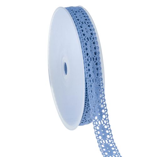 Ruban dentelle jeans ruban décoratif bleu ruban bijoux W18mm L20m