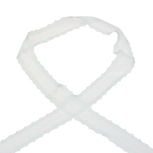 Article Ruban dentelle ruban de mariage ruban décoratif dentelle blanc 28mm 20m