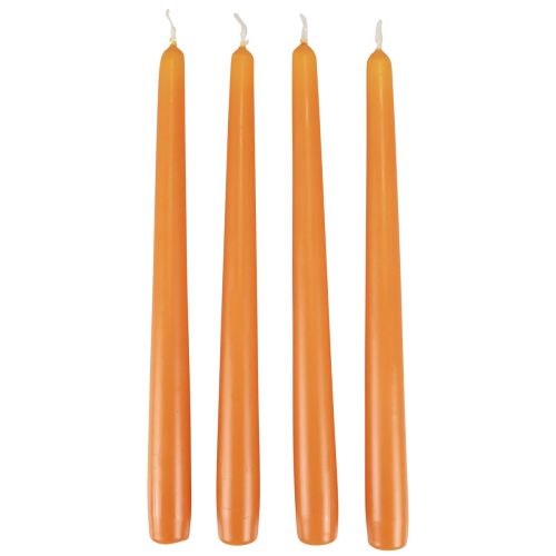 Article Bougies coniques Bougies Wenzel orange 250/23mm 12pcs