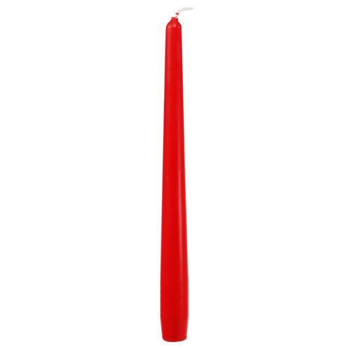 Article Bougies coniques 250/23 rubis (12 pcs.)