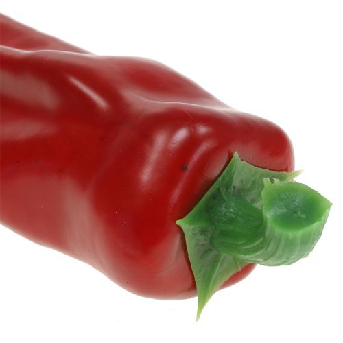 Floristik24 Poivrons pointus rouge 14cm 8pcs