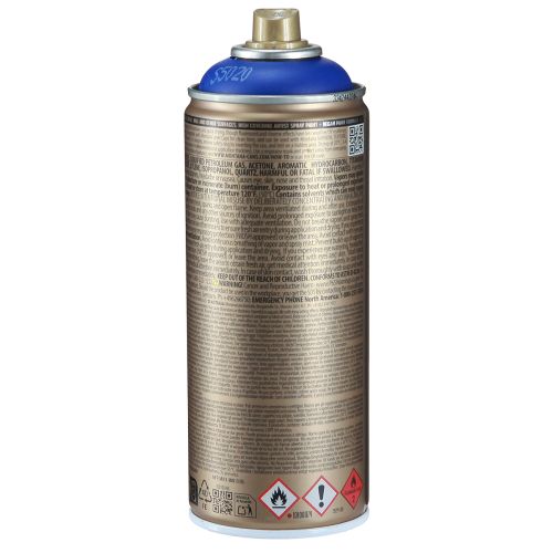 Article Peinture en aérosol bleu mat Montana Gold 400 ml