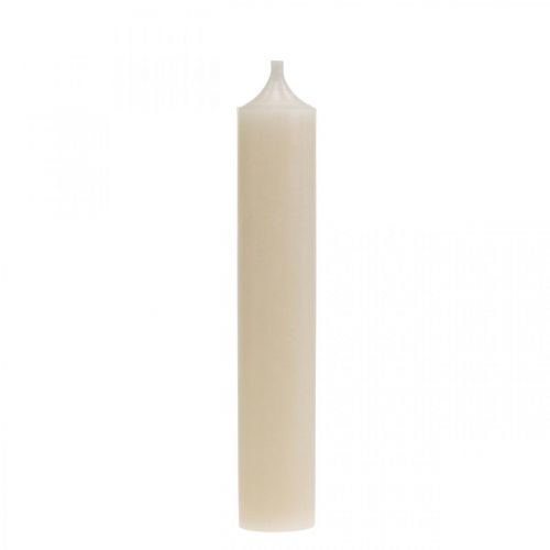 Article Bougie conique blanc crème bougie décoration 120mm / Ø21mm 6pcs