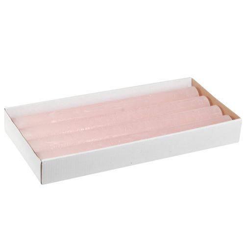 Article Bougies unies bougies bâton roses rose clair 34x300mm 4 pcs