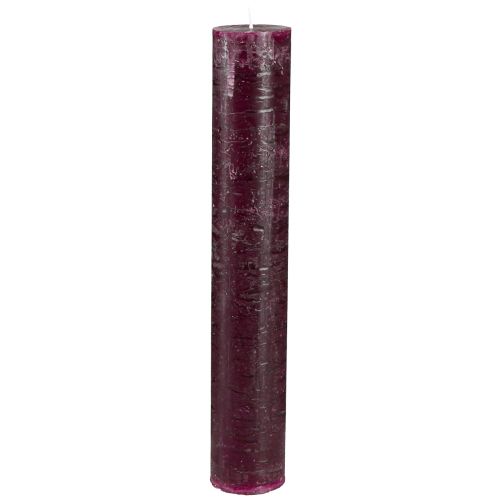 Article Bougies coniques bougies de couleur unie bordeaux 50x300mm 4 pcs