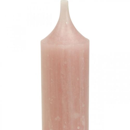 Article Bougies en bâton bougies roses décoration de bougie bohème Ø21/170mm 6 pcs