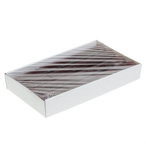 Floristik24 Bougies coniques couleur unie bordeaux 34mm x 240mm 4pcs