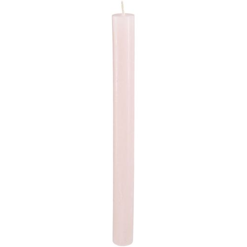Article Bougies en bâton bougies uni rose clair rose 21×240mm 12 pcs