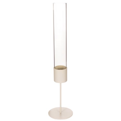Bougeoir cylindrique moderne en verre de 45 cm acheter | Floristik24.be