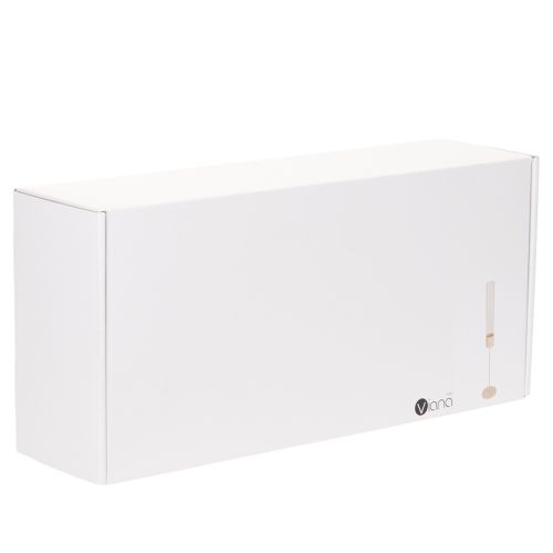 Bougeoir cylindrique moderne en verre de 45 cm | Floristik24.be