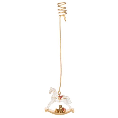 Porte-bougies de Noël en forme de cheval à bascule 20 cm, lot de 3 acheter | Floristik24.be