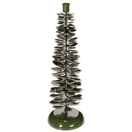 Bougeoir en forme de sapin de Noël, métal vert, 45 cm acheter | Floristik24.be