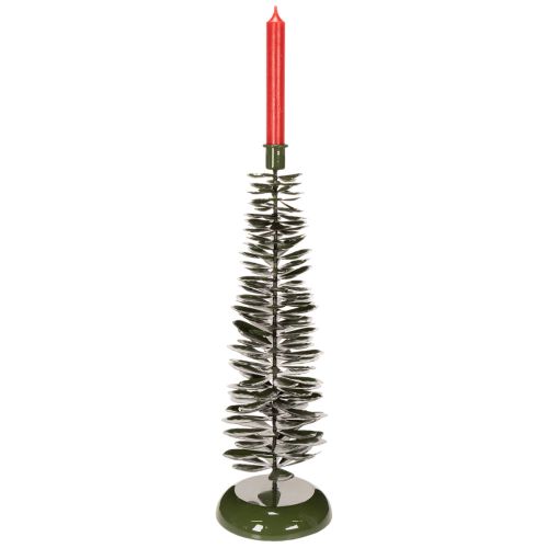 Bougeoir en forme de sapin de