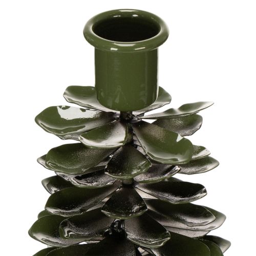 Bougeoir en forme de sapin de