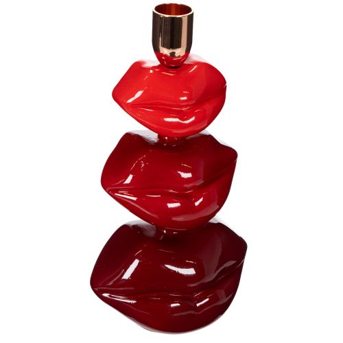 Bougeoir en forme de lèvres brillantes, design moderne, 21 cm acheter | Floristik24.be