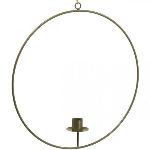 Article Anneau décoratif pour suspendre Candle Holder Loop Marron Ø30cm