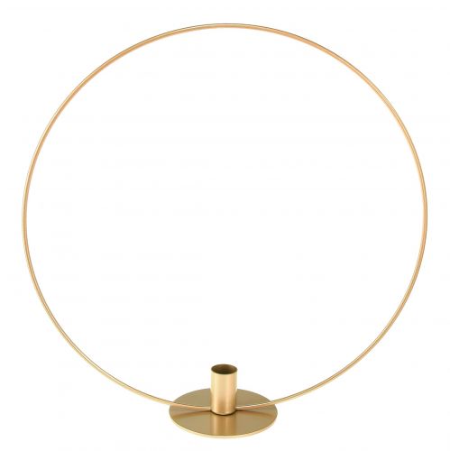 Article Anneau décoratif anneau métal bougeoir champagne Ø35cm