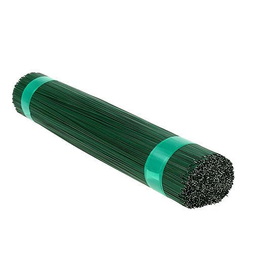 Article Fil enfichable peint en vert 0,7mm 300mm 2,5kg