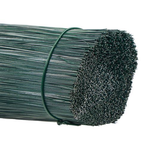 Article Fil à brancher fil artisanal vert fil de fleuriste Ø0,4mm 13cm 1kg