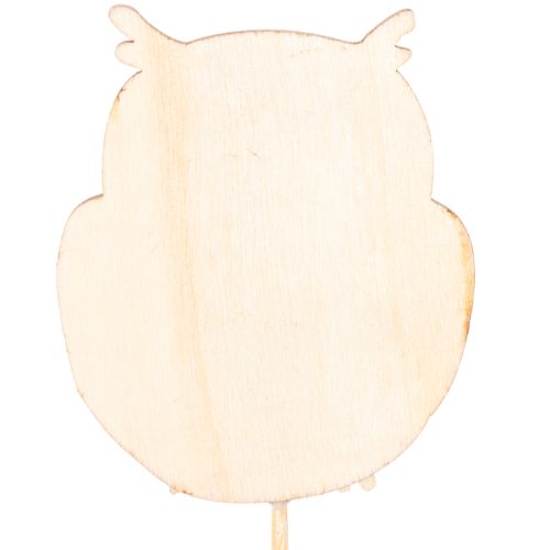 Tuteurs en bois en forme de hibou pour bouquets de fleurs et pots de fleurs, 31 cm, lot de 12 | Floristik24.be