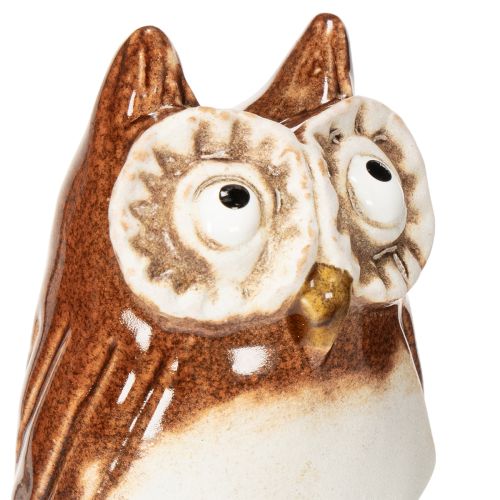 Piquet décoratif en céramique en forme de hibou pour plantes, 26 cm, lot de 2 | Floristik24.be