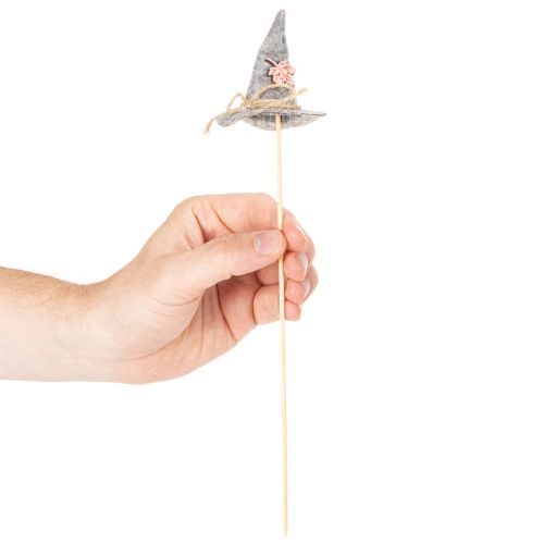 Chapeaux de sorcière décoratifs en feutre pour décoration de table automnale, 28 cm, lot de 12 | Floristik24.be